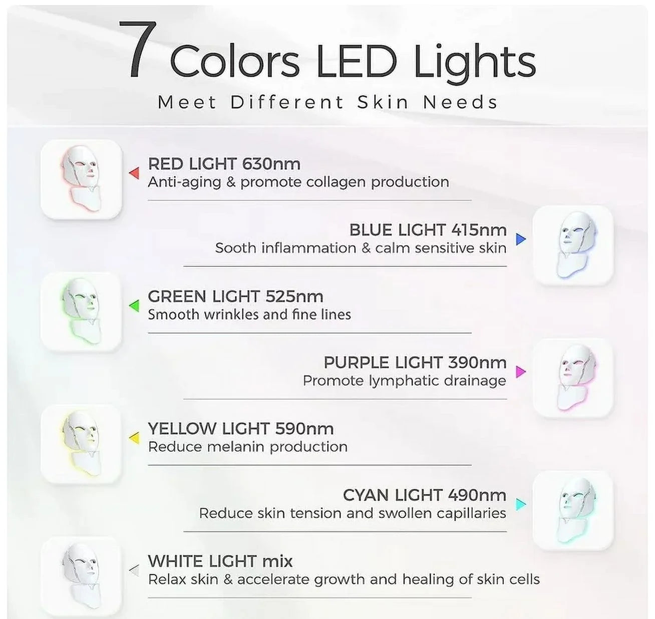  LED Facial Care Light Mask 