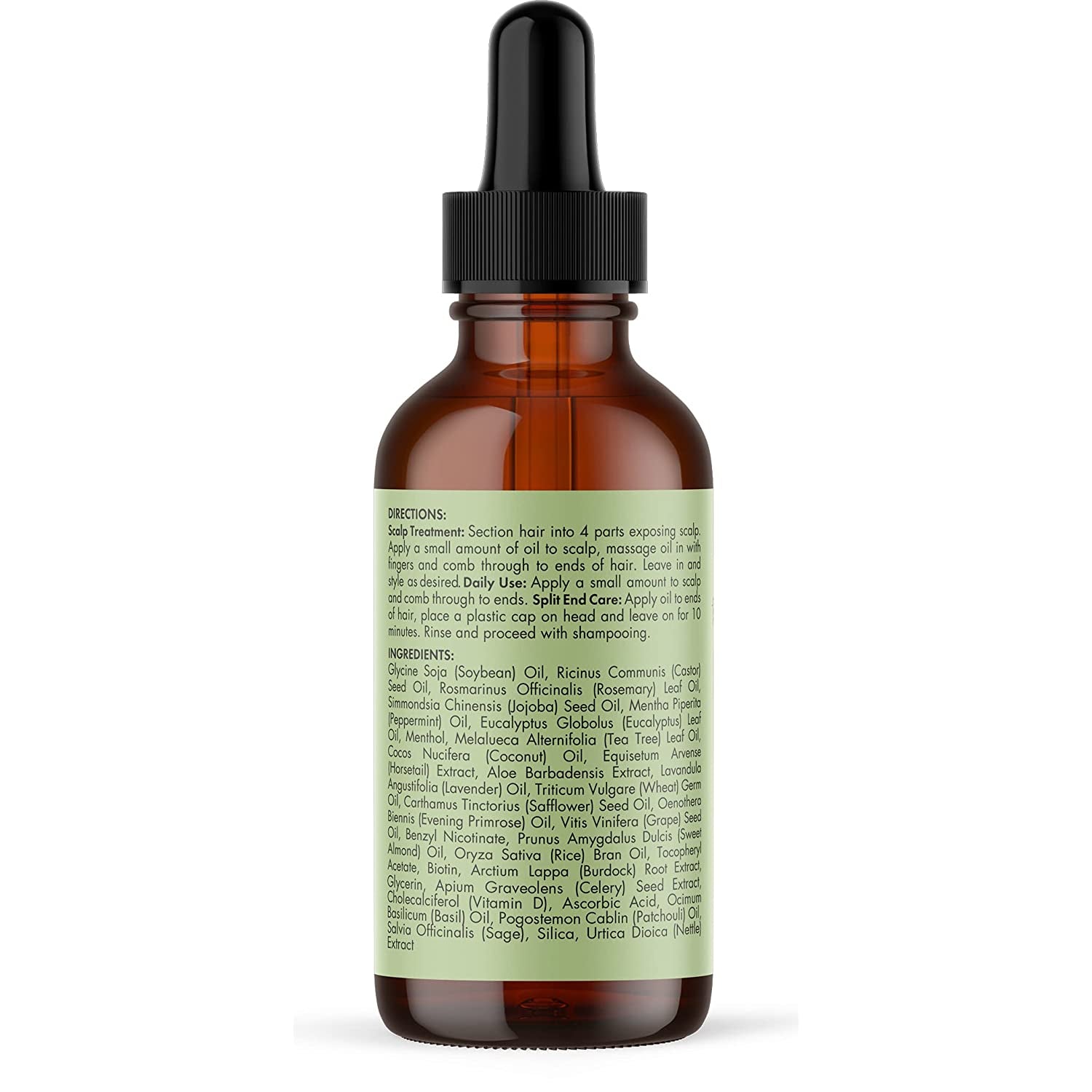 Rosemary Mint Scalp & Hair Strengthening Oil for All Hair Types