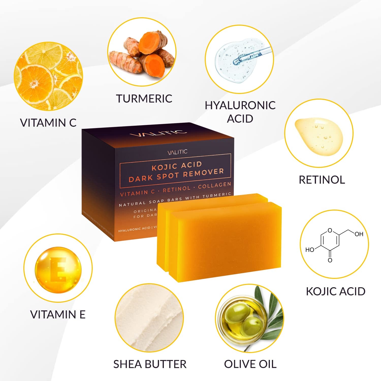 Kojic Acid Dark Spot Remover Soap 