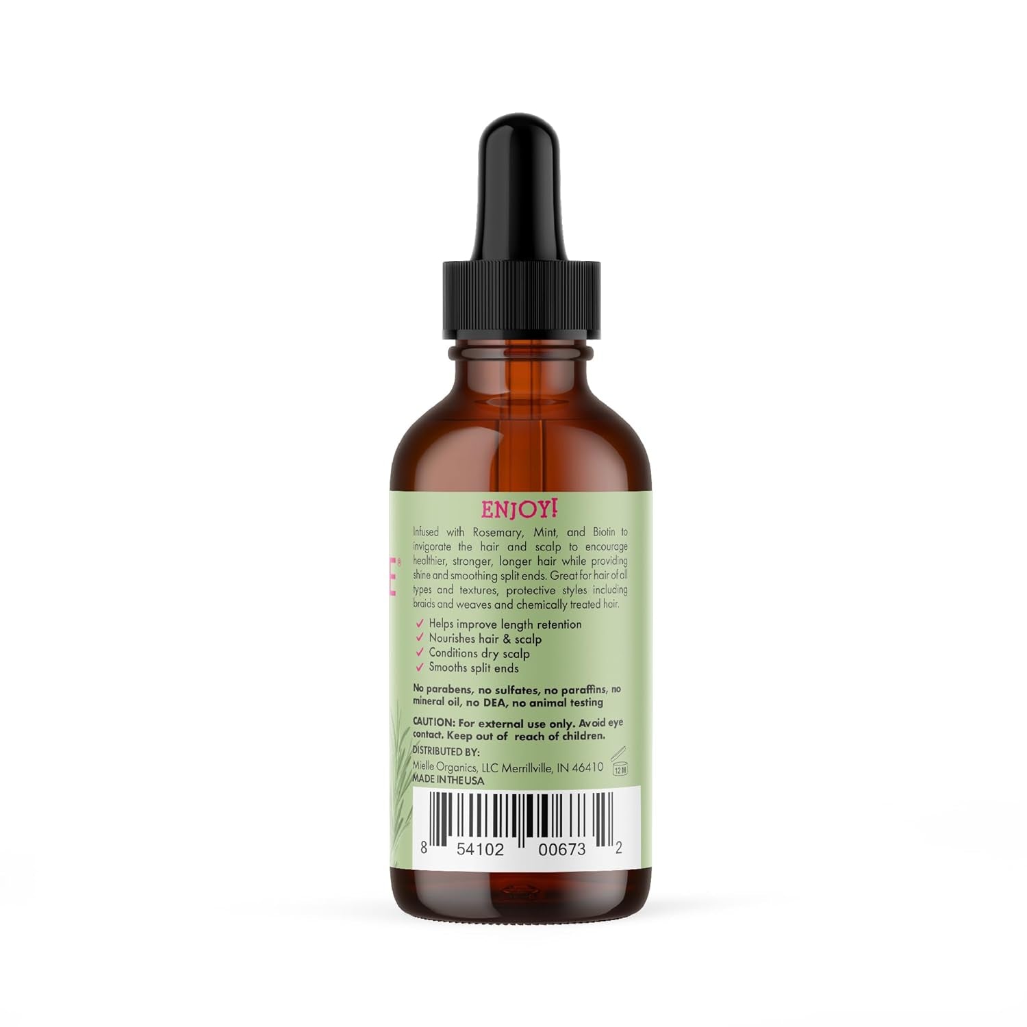 Rosemary Mint Scalp & Hair Strengthening Oil for All Hair Types