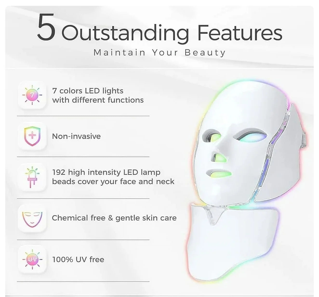  LED Facial Care Light Mask 