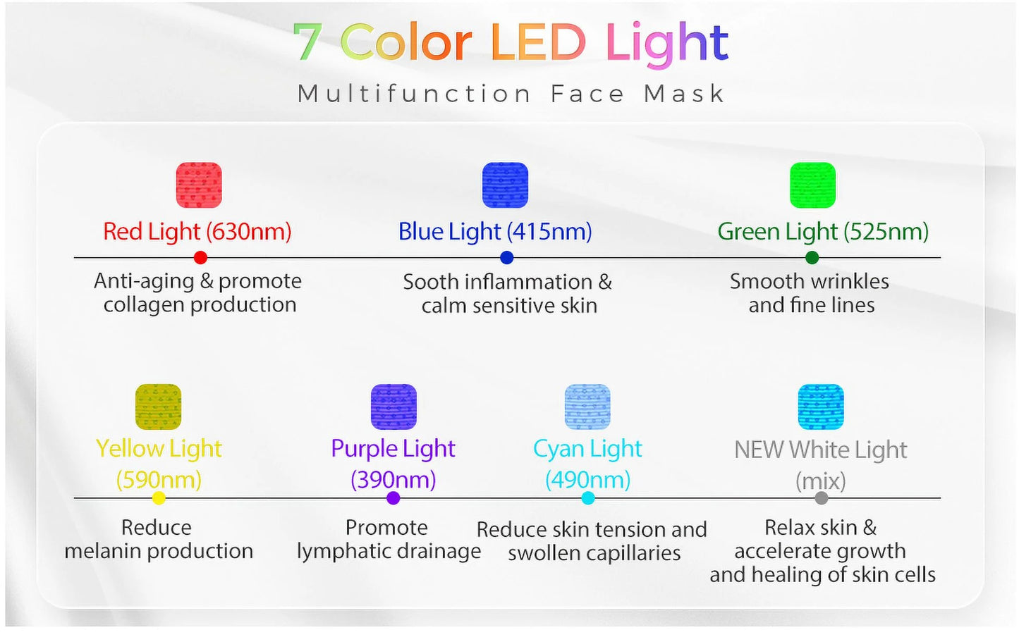  LED Facial Care Light Mask 