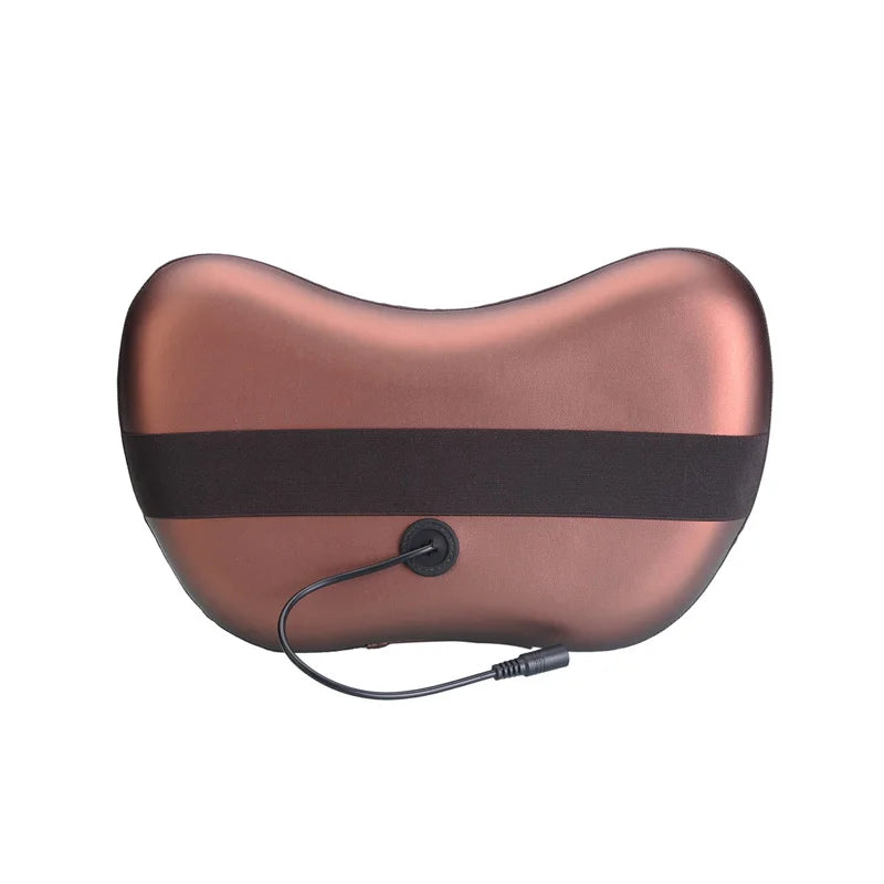 Head Neck Massager Car Home Cervical Shiatsu Massage Neck Back Waist Body Electric Multifunctional Massage Pillow Cushion